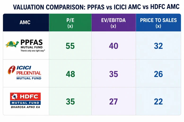Comparing PPFAS with HDFC AMC and ICICI AMC